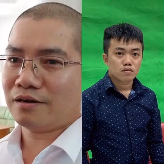 Nguyễn Thái Luyện (trái) và Nguyễn Thái Lĩnh