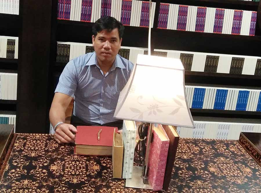 Đồng chí Sơn Quan. Ảnh: H.T.H Đồng chí Sơn Quan. Ảnh: H.T.H