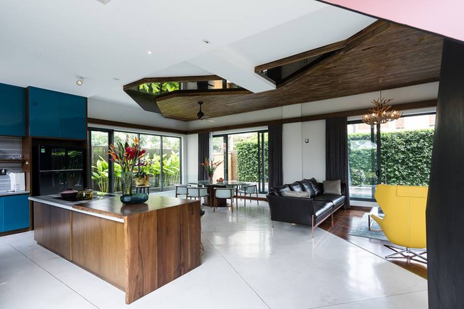 Diện mạo ấm cúng cho góc nấu nướng.