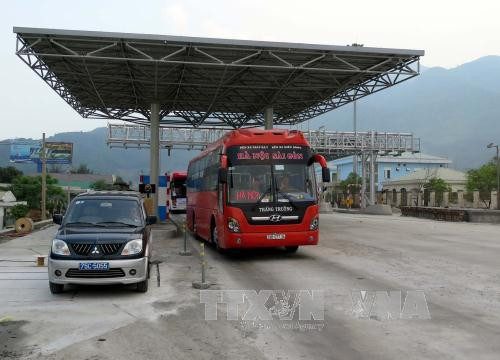 Trạm thu phí hầm đường bộ Phước Tượng - Phú Gia. Ảnh minh họa: Quốc Việt/TTXVN