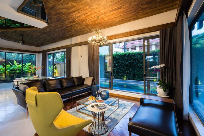  Phòng khách được trang trí tinh tế cuốn hút.