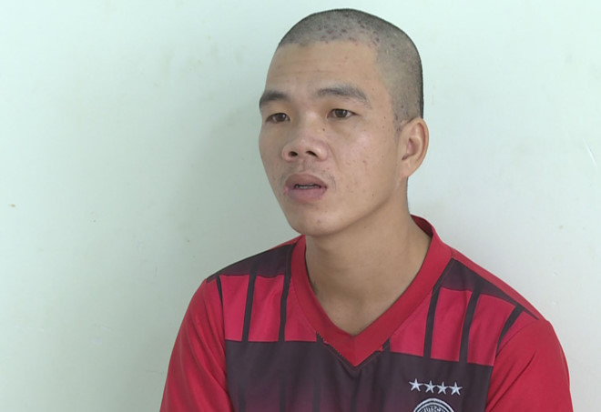  Hoàng tại cơ quan điều tra. Ảnh: T. N.