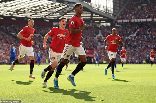Rashford mang chiến thắng về cho Manchester United. (Nguồn: AFP/Getty Images)