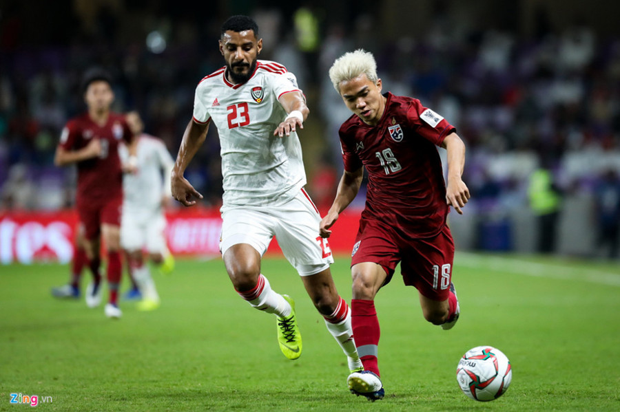Tới từ nhóm hạt giống số một nhưng UAE (trắng) không quá mạnh so với các đối thủ ở bảng G. Ảnh: Minh Chiến.  Tới từ nhóm hạt giống số một nhưng UAE (trắng) không quá mạnh so với các đối thủ ở bảng G. Ảnh: Minh Chiến.