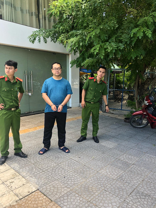 "Đạo diễn, nhà sản xuất" Trương Huệ Mẫn - Ảnh: Công an TP.Đà Nẵng cung cấp "Đạo diễn, nhà sản xuất" Trương Huệ Mẫn - Ảnh: Công an TP.Đà Nẵng cung cấp