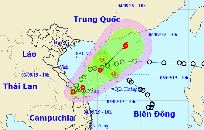 Hướng đi của ATNĐ Hướng đi của ATNĐ