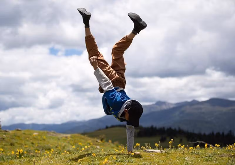 Những cậu bé sống trên vùng này rất khỏe mạnh và vui tươi.