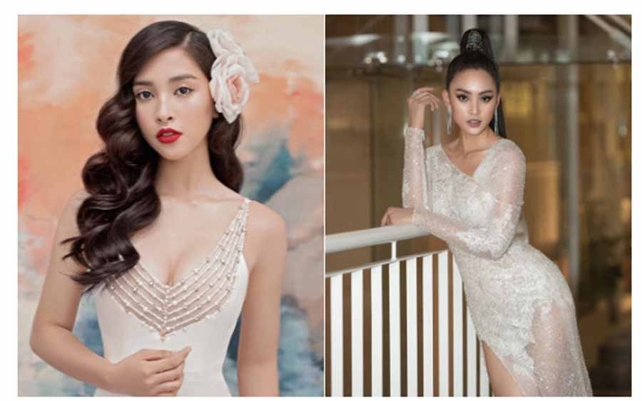  Trong buổi chụp hình hay tham dự sự kiện, Tiểu Vy ăn mặc táo bạo hơn ngày thường. Những chiếc váy khoét sâu ở ngực hay ở đùi đều không thể làm khó được thân hình chuẩn của nàng hoa hậu. Nhìn hình ảnh này, nhiều người không tin Tiểu Vy mới 19 tuổi.