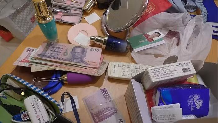 Tang vật bị thu giữ của các bị can - Ảnh: Nguyễn Tú