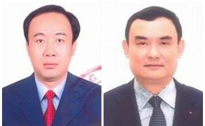  Ông Nguyễn Sỹ Hiệp (bên trái) và ông Nguyễn Xuân Thành (bên phải)
