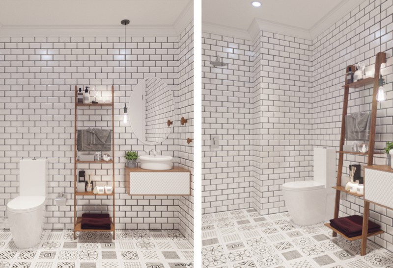 Màu sơn, nội thất trong phòng tắm ... tất cả đều mang một sắc trắng tinh khôi. Màu sơn, nội thất trong phòng tắm ... tất cả đều mang một sắc trắng tinh khôi.