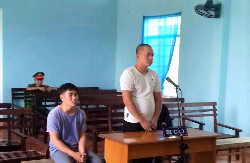 3 bị cáo tại phiên tòa. Ảnh: Cúc Phương