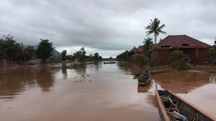 Trận lũ lụt cuối tháng 8 đầu tháng 9 gây thiệt hại nặng nề ở Lào. Ảnh: Floodlist Trận lũ lụt cuối tháng 8 đầu tháng 9 gây thiệt hại nặng nề ở Lào. Ảnh: Floodlist