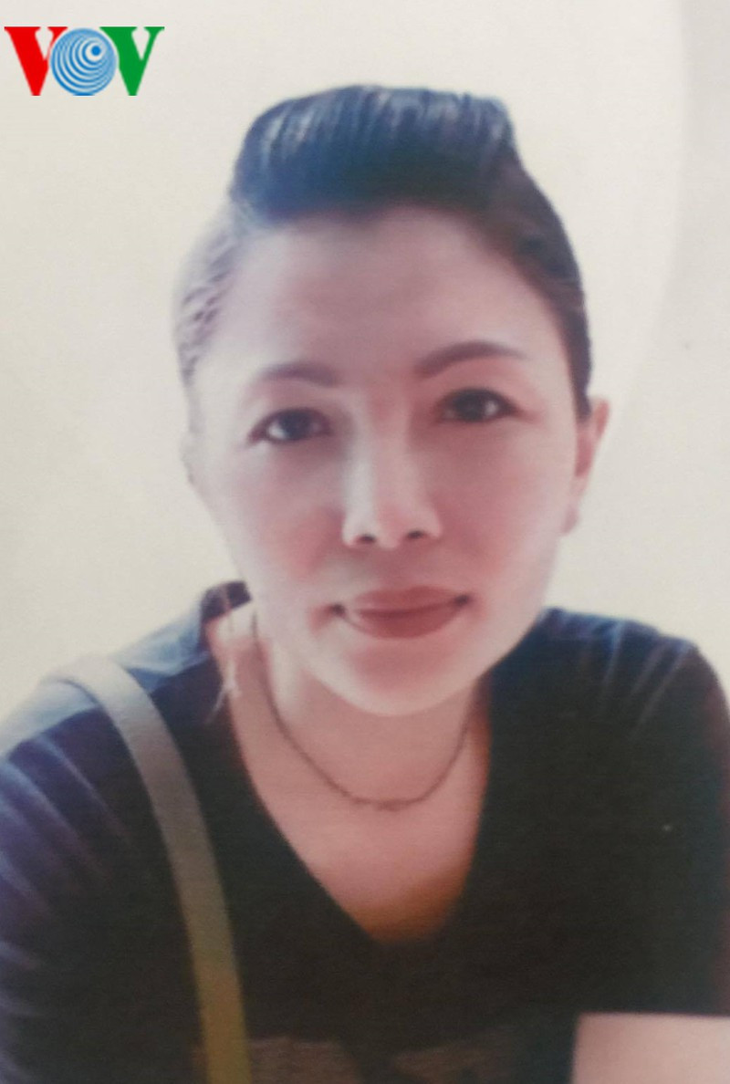 Bị can Trần Thị Mỹ Hòa. Bị can Trần Thị Mỹ Hòa.