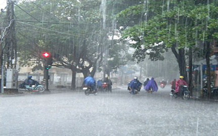Các tỉnh từ Nghệ An đến Quảng Ngãi và Tây Nguyên có mưa vừa, mưa to Các tỉnh từ Nghệ An đến Quảng Ngãi và Tây Nguyên có mưa vừa, mưa to