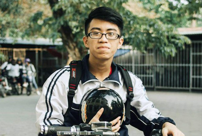  Tôn Lương Bảo luôn nỗ lực “vượt qua bản thân” trong học tập, rèn luyện Ảnh: NVCC