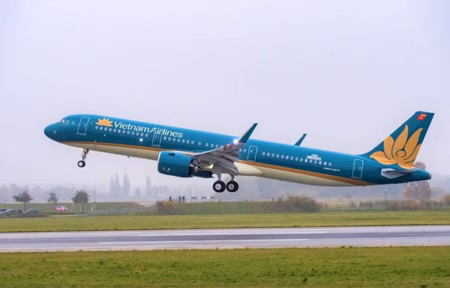  Máy bay của hãng hàng không Vietnam Airlines. (Ảnh: CTV/Vietnam+)