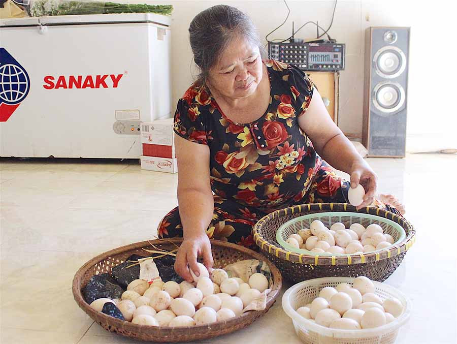 Người dân cần mua bán, sử dụng trứng gia cầm phải có nguồn gốc rõ ràng. Ảnh: Q.T