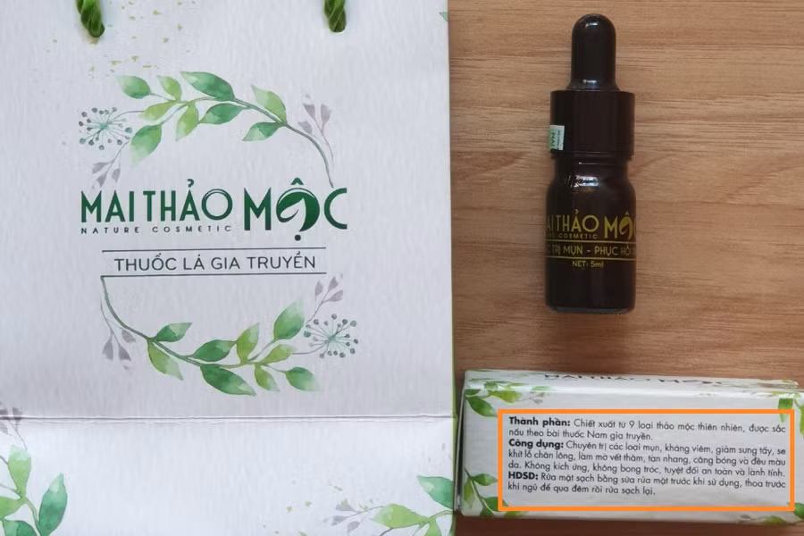  Mỹ phẩm Mai Thảo Mộc Natural Cosmetic bị đình chỉ lưu hành và thu hồi do không đảm bảo chất lượng, không an toàn cho người sử dụng (ảnh internet)