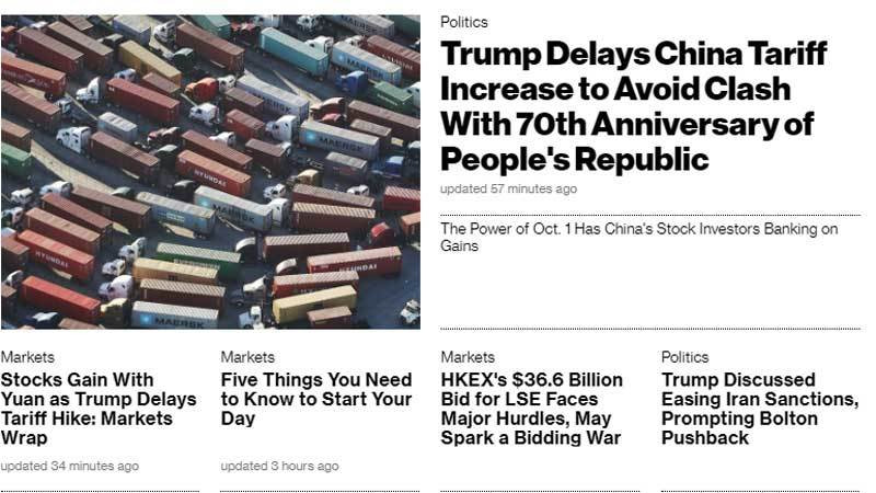 Quyết định hoãn áp thuế được đưa ra 