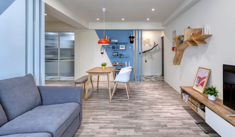 Do chủ nhân là người yêu thích các sản phẩm tự nhiên nên đã chọn nội thất làm bằng chất liệu gỗ, an toàn và không gây dị ứng.