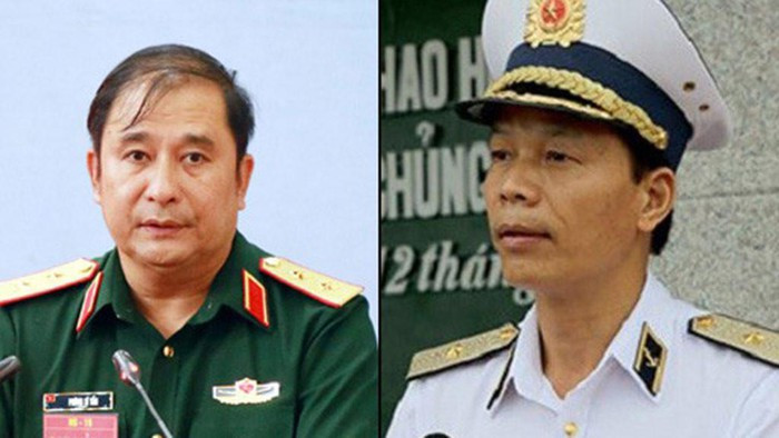 Tướng Phùng Sĩ Tấn (trái) và Chuẩn đô đốc Nguyễn Trọng Bình - Ảnh VGP Tướng Phùng Sĩ Tấn (trái) và Chuẩn đô đốc Nguyễn Trọng Bình - Ảnh VGP