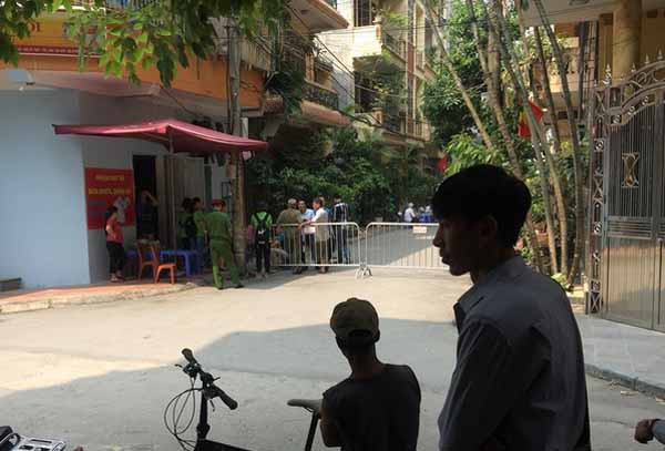 Hiện trường vụ án. Ảnh: Nguyễn Hoàn Hiện trường vụ án. Ảnh: Nguyễn Hoàn