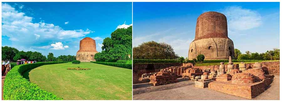  Vườn lộc uyển Sarnath nằm giữa sông Hằng và sông Porona, miền đông bắc Ấn Độ.