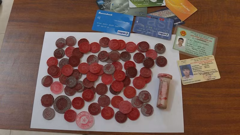 Tang vật thu giữ trong vụ án