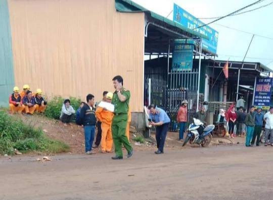  Hiện trường vụ điện giật khiến 3 học sinh thương vong. Ảnh B.N