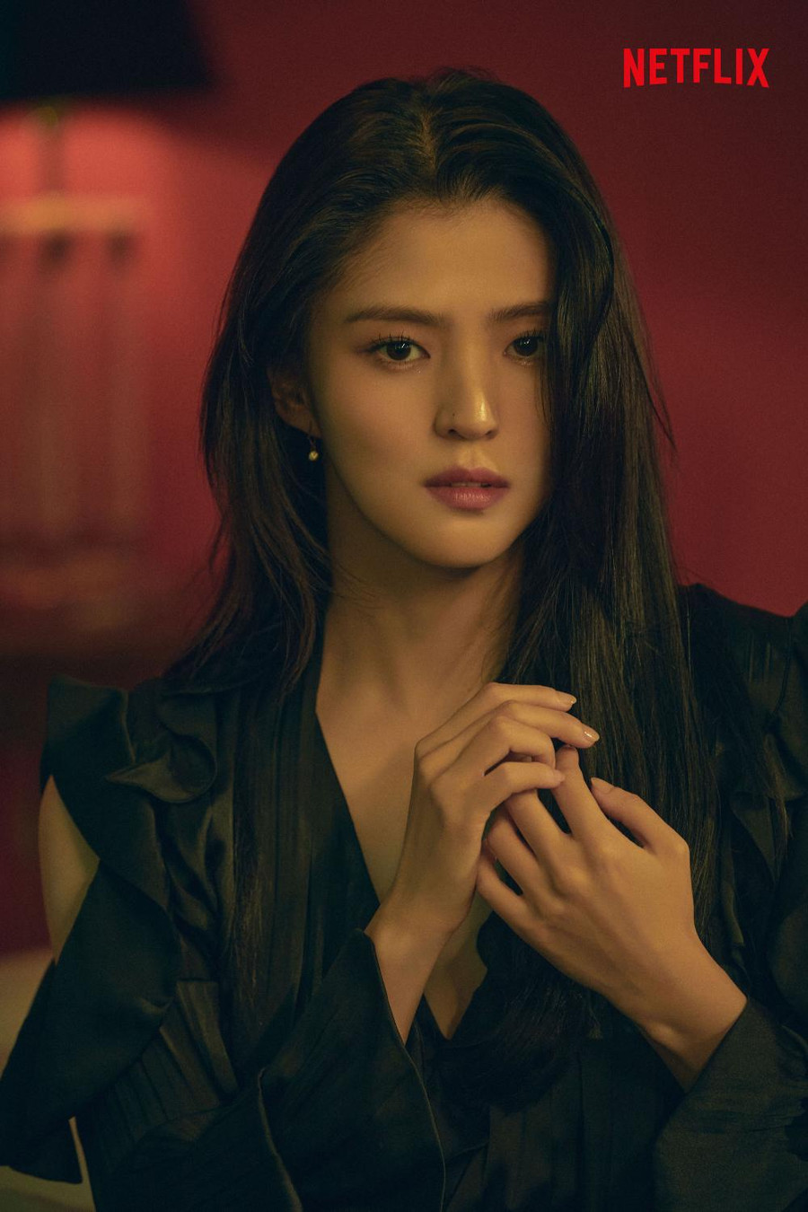 Nhan sắc của Han So Hee là một trong những lý do khiến cô được chú ý nhiều hơn trên màn ảnh. Ảnh: NETFLIX