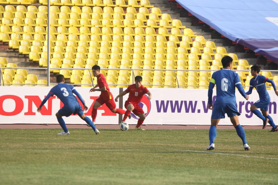 U.23 Việt Nam đã có 3 điểm trọn vẹn. Ảnh: AFC