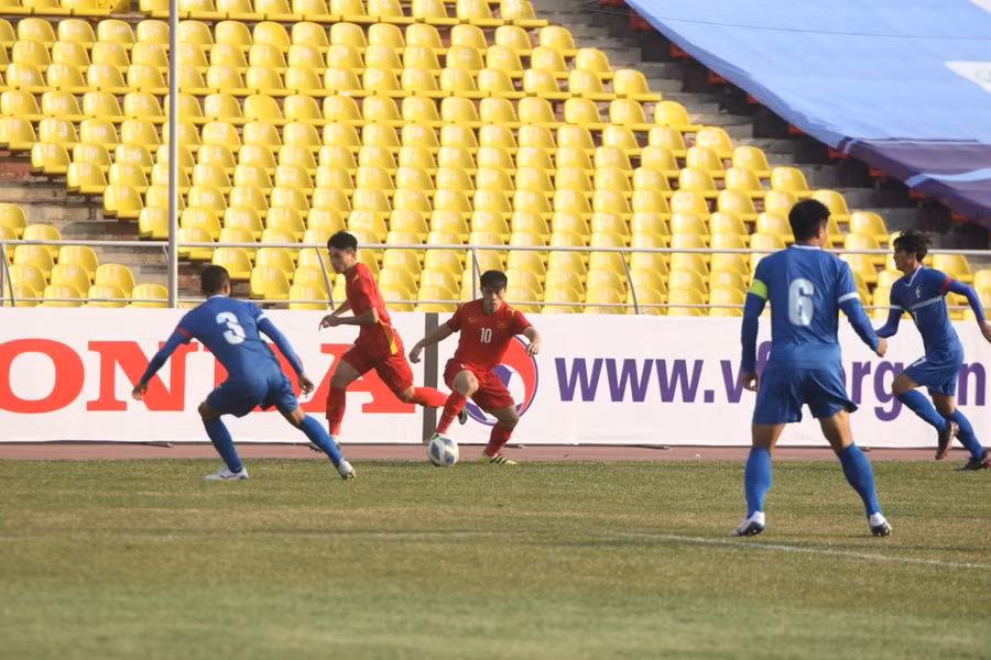 U.23 Việt Nam đã có 3 điểm trọn vẹn. Ảnh: AFC