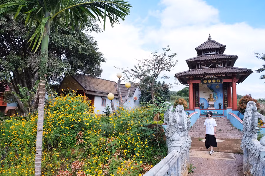  Một góc Khu du lịch sinh thái nghỉ dưỡng Hoàng Vân (xã Ia Tiêm, huyện Chư Sê). Ảnh: Hoàng Ngọc