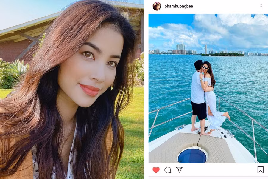 Có thể thấy, cuộc sống của Phạm Hương ở Mỹ rất sung túc và xa hoa. Cô thường xuyên diện hàng hiệu, đi siêu xe, du lịch khắp nơi cũng như 