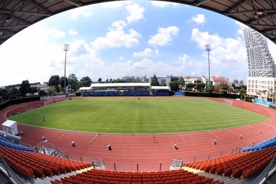 Tuyển Việt Nam sẽ thi đấu các trận vòng bảng AFF Cup 2020 trên sân Bishan. Ảnh: Bishan Stadium.