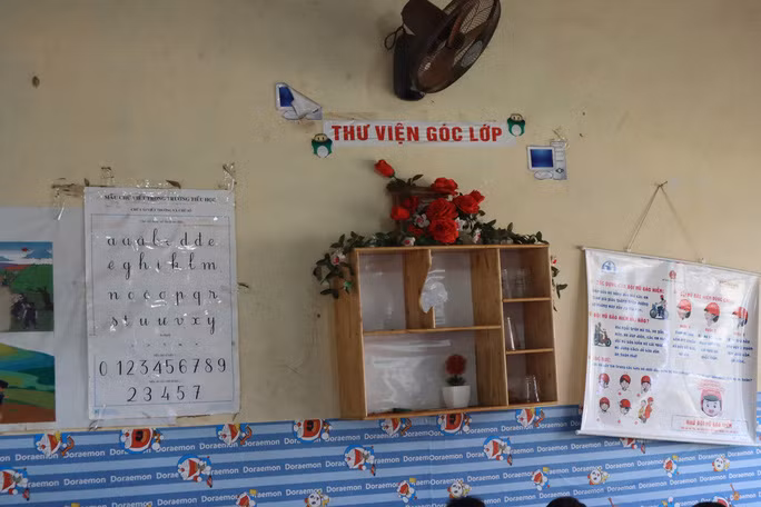 Là thư viện trong trường học nhưng những chỗ này không hề thấy sách