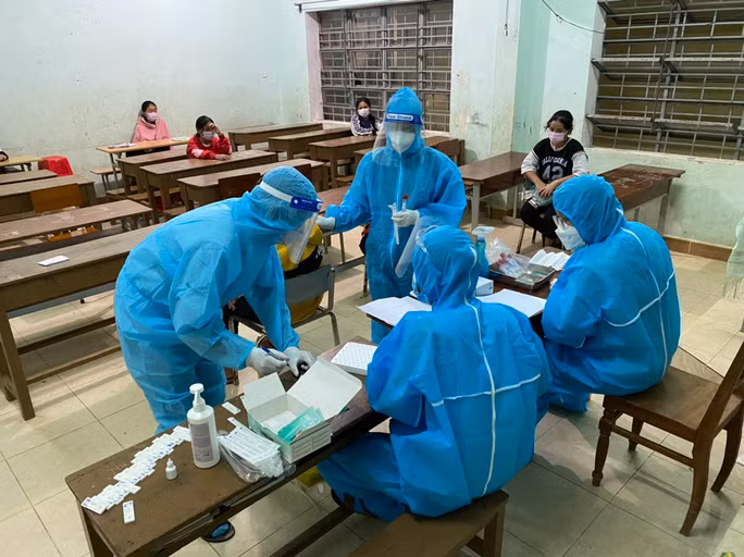  Tại Trường PTDT Bán trú THCS Phước Chánh, 36 ca Covid-19 đã được ghi nhận