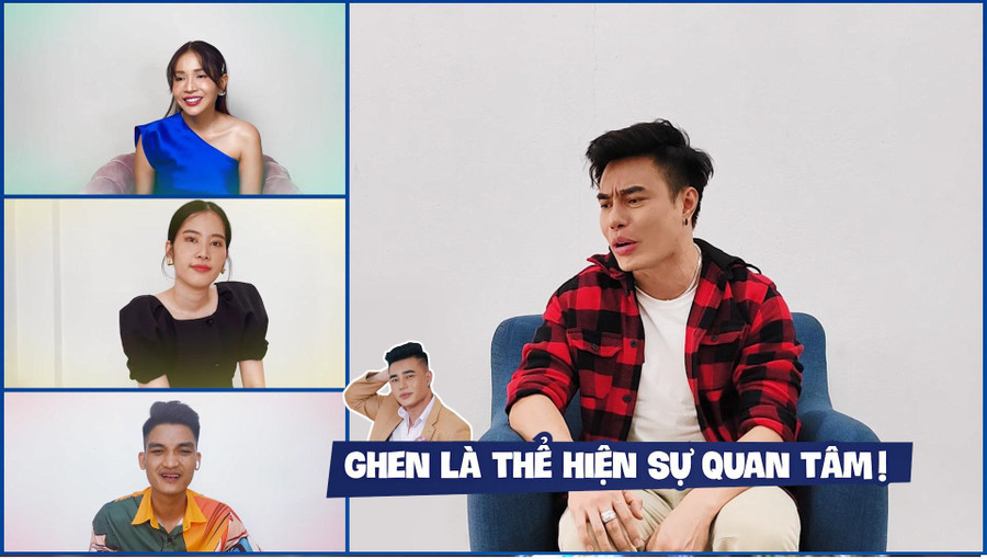 Lê Dương Bảo Lâm tiết lộ vợ anh đồng ý cho đóng cảnh tình cảm với nghệ sĩ Lê Giang. Ảnh: BTC