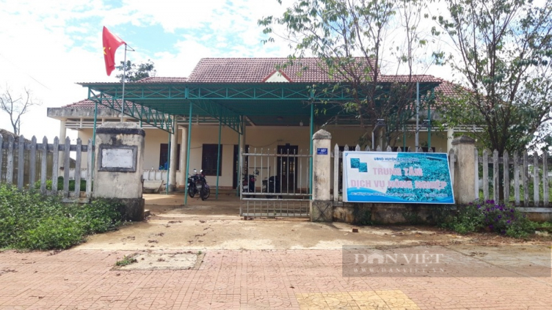 Trung tâm dịch vụ nông nghiệp huyện Kon Plông – nơi ông Vinh và chị V. làm việc. Ảnh: H.L