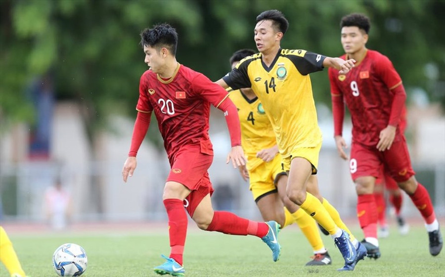 U23 Việt Nam thi đấu không thành công ở vòng chung kết U23 Châu Á 2020. Ảnh: L.T