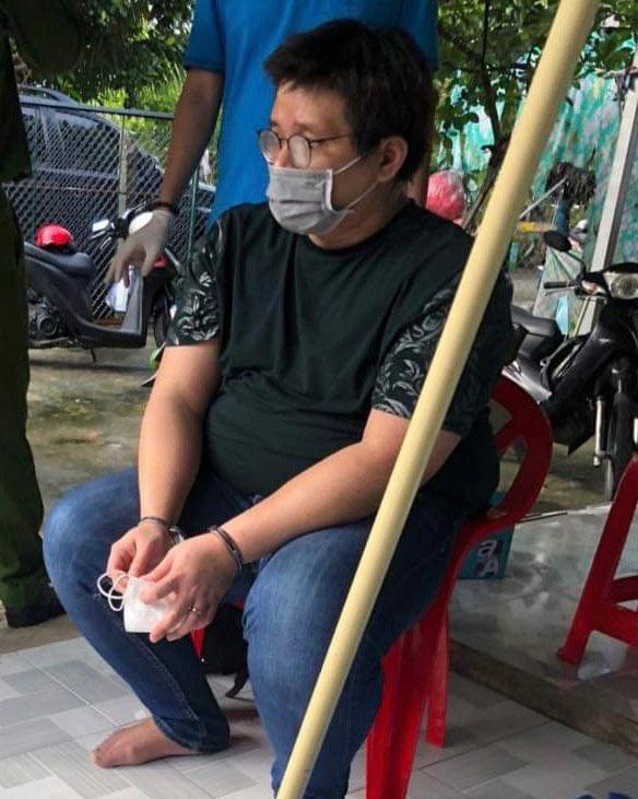Nhâm Hoàng Khang bị bắt tại Cần Thơ. Ảnh: CTV