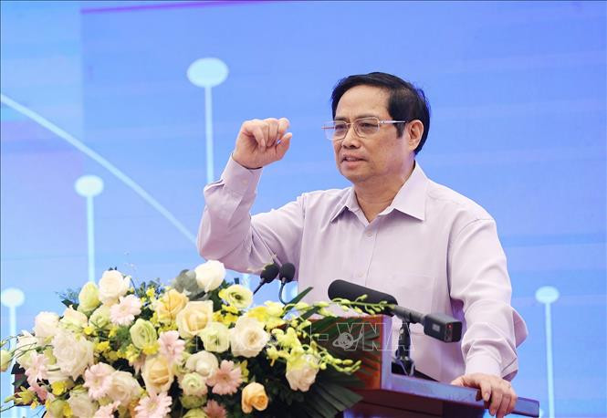 Thủ tướng Phạm Minh Chính phát biểu. Ảnh: Dương Giang/TTXVN Thủ tướng Phạm Minh Chính phát biểu. Ảnh: Dương Giang/TTXVN