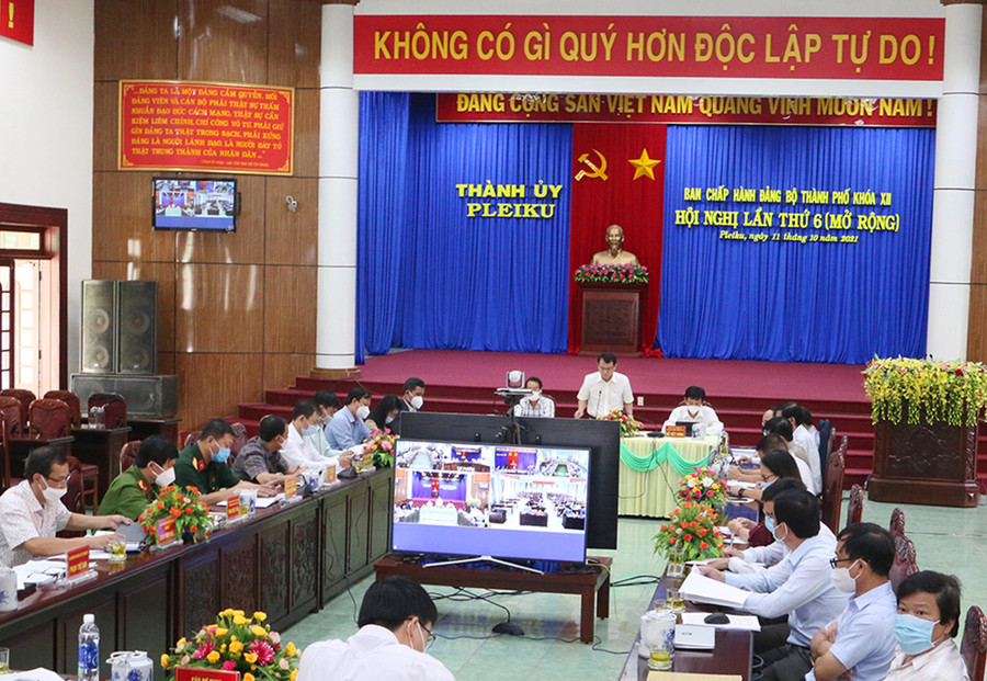 Quang cảnh hội nghị. Ảnh: Quang Tấn