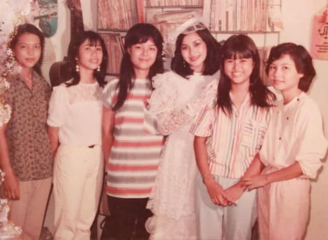 Thanh Lam kết hôn năm 20 tuổi, khi đang mang bầu con gái đầu tiên. Ảnh: FBNV