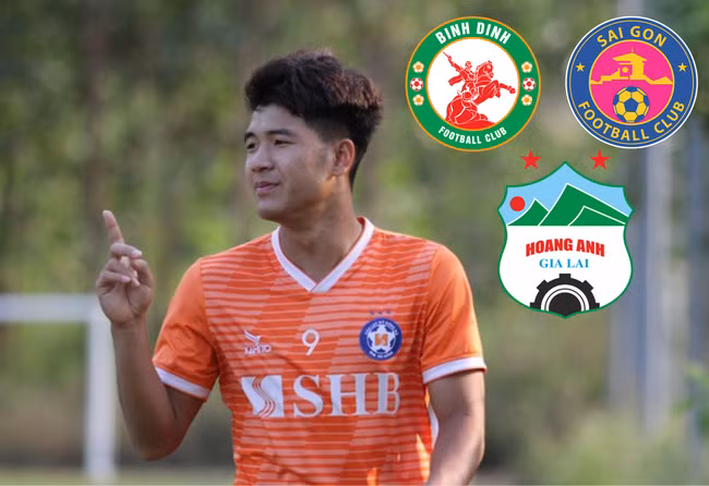 Hà Đức Chinh đang được rất nhiều đội bóng tại V.League theo đuổi. Ảnh: SPORT