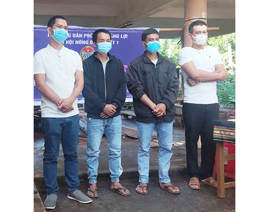 Các thành viên Tổ hợp tác. Ảnh: Hà Phương Các thành viên Tổ hợp tác. Ảnh: Hà Phương