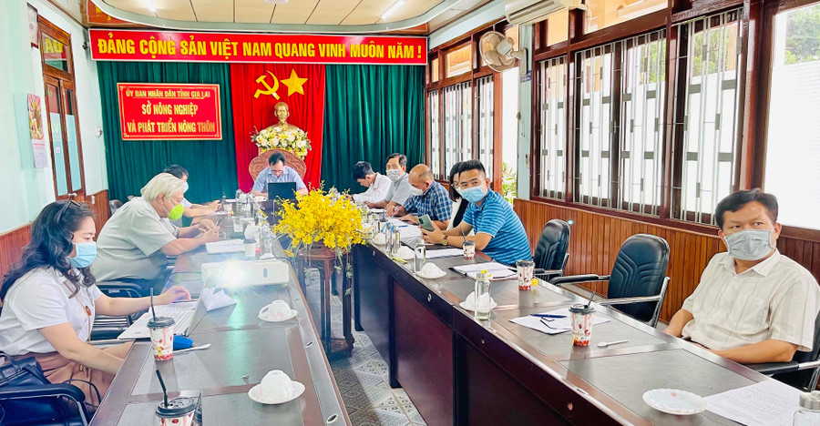 Quang cảnh buổi tọa đàm tại điểm cầu tỉnh Gia Lai. Ảnh: Vũ Thảo Quang cảnh buổi toạ đàm. Ảnh: Vũ Thảo