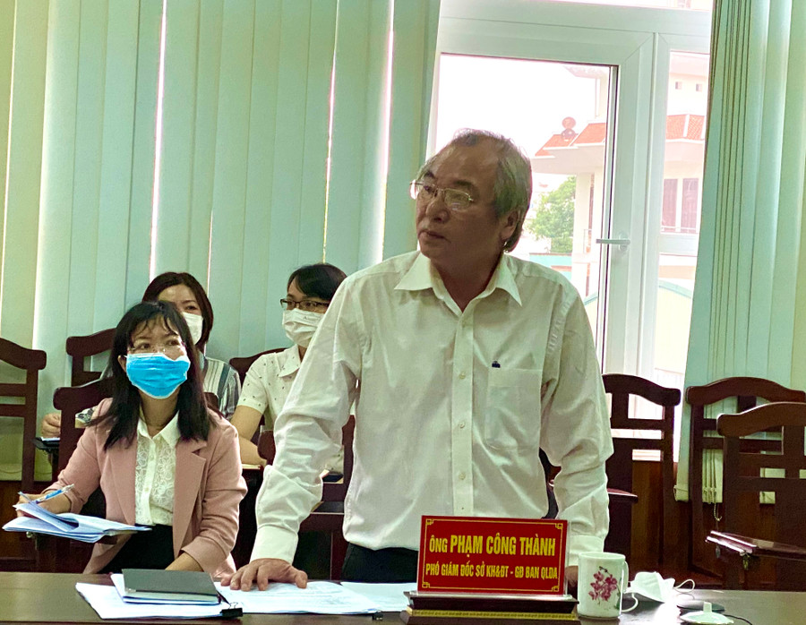 Giám đốc Ban Quản lý Dự án Phát triển trẻ thơ toàn diện Phạm Công Thành đề xuất 7 chương trình trọng tâm của Dự án giai đoạn 2022-2026. Ảnh: Hà Duy