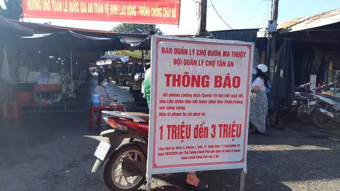 Thông báo về các chế tài xử phạt người vi phạm quy định phòng chống dịch